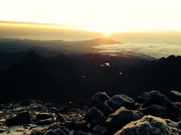 Sunrise on Mt. Kenya